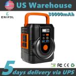 100W Solar Portable Power Station Battery 110V 220V Generator For Outdoor