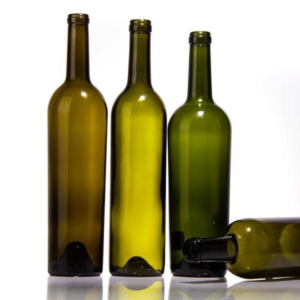 200ml 375ml 500ml 700ml 750ml 1000ml Clear Empty Glass Red Wine Bottle for Hot