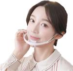 Lightweight Droplets Prevention Transparent Plastic Face Mask