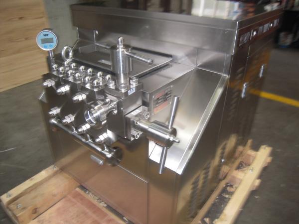 Stainless Steel Sanitary High Pressure Homogenizer Internal Tank And External