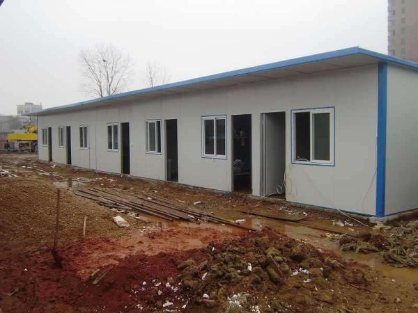 Buy cheap light steel structure EPS/rockwool sandwich panel prefab house for sale from wholesalers