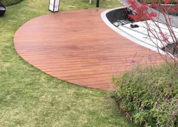 Buy cheap Non Skid Bamboo Outdoor Wood Tile , Outdoor Deck Flooring With Multilayer from wholesalers