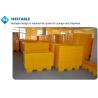 Buy cheap Detachable plastic 4 drum oil spill pallet, 1300*660*150 mm 2 drum spill containment pallet, Nestable 2 drum spill conta from wholesalers