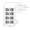 Buy cheap 43×18mm Pre Encoding RFID Label Tags UHF Sticker Tag Lab4318 from wholesalers