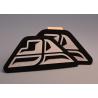 Buy cheap Microfiber Embossed Reflective Logo Heat Transfer Labels For Garments from wholesalers