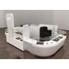 Buy cheap Curved White Coating Kiosk Jewelry Display Showcase Professional 3D Design from wholesalers