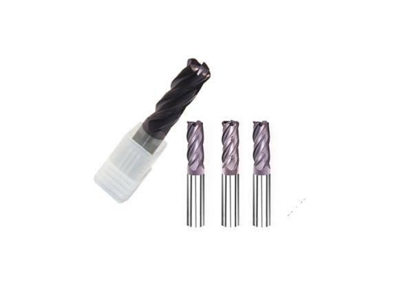 Buy cheap 4 Flutes End Mills For Aluminum Plastic TiAlN Nano Coating High Speed from wholesalers