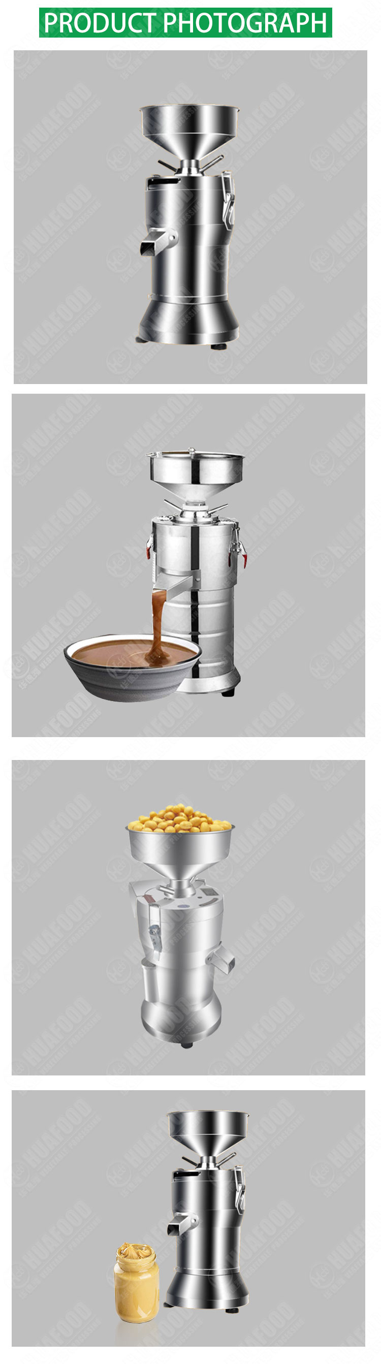 food industry medical bitumen Factory Price stainless steel 316L homogenizer mixer meat grinder peanut butter colloid mill