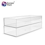 Factory Wholesale Plastic transparent food storage container for dessert shop