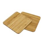 3mm Square Cold Drinks Bamboo Cup Coasters For Hot Beverage
