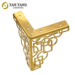 Manufacturer Gold Color Cabinet Legs Decorative Metal Furniture Legs