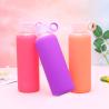 Buy cheap Protective Silicone Sleeve Glass Water Bottle For Outdoor Sports Eco Friendly from wholesalers