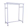 Buy cheap Metal Double Boutique Clothing Display Racks Floor Standing For Shops from wholesalers