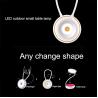 Buy cheap 23x11.5x4.5cm Battery Operated Table Lamp 3 In 1 Free Twisted Tube Baby Night Light Touch Sensor Switch Unfolded from wholesalers