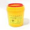 Buy cheap 15L plastic sharps box waste needle collection box Used by the hospital round shape from wholesalers