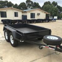Buy cheap High Side 10x6 Flatbed Tandem Box Trailer With Full Checker Plate product