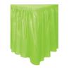 Buy cheap KINSHUN Plastic Table Skirt Rectangle Lime Green Color Party Table Skirt from wholesalers