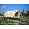 Buy cheap Hard Pressed Aluminum Alloy Frame Luxury Glamping Tents 15 Years Life Span from wholesalers