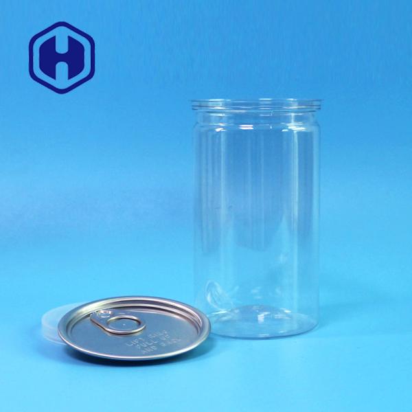 Straight Healthy Bpa Free Clear Plastic Cans 211# 12oz 360ml Dry Fruits