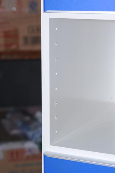 Quality Blue Employee Storage Lockers Wear Resistant With Master Combination Padlock for sale