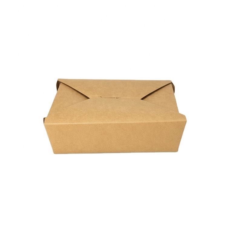 Custom Printed Rectangular food packaging packaging cake box lunch boxes takeway food box