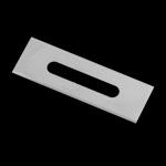 Carbide Slotting Razor Slitter Blades 57.05x19.05x0.4mm For Chemical Fiber
