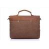 Buy cheap Retro Men Messenger Sling 15 Inch Canvas Leather Laptop Briefcase from wholesalers