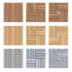 Outdoor Non Slip Wood Grain Porcelain Rustic Tiles For Patio Garden Yard Terrace