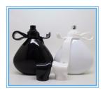 100ml Refillable Glass Perfume Bottle , Custom Color Refillable Glass Scent