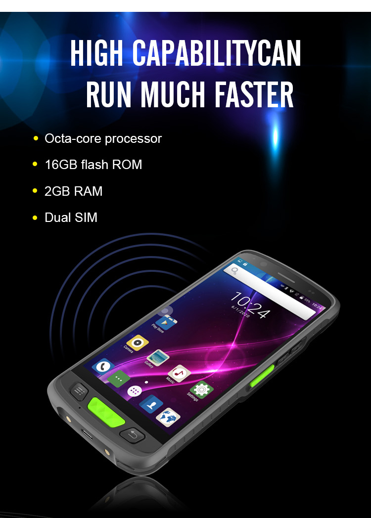 Outdoor Attendance and Water Meter Reading Made Easy with Android 9.0 OS Handheld PDA