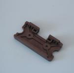 Textile Finishing Machine Parts Bruckner Stenter Sliding Pad Black Peek Carbon