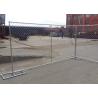 Buy cheap Hot Dipped Galvanized Portable Chain Link Fence Panels 60X50mm Mesh Size from wholesalers