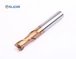 Carbon Steels Alloy Steels 2 Flutes Custom End Mills With Carbide Material