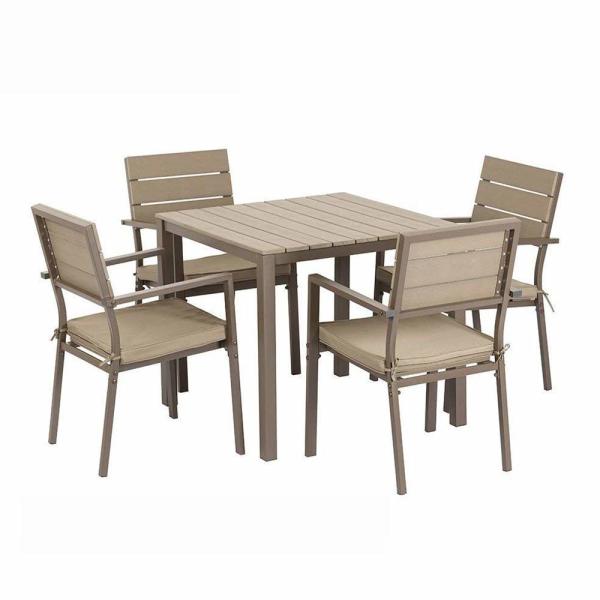 Buy cheap SNUGLANE D580mm Chair Rattan Garden Dining Set , Rattan 4 Seater Set Aluminum from wholesalers