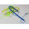 Buy cheap Special drak blue plastic flexible wire tool fishing anti-lost leash with 2 thumb triggers from wholesalers