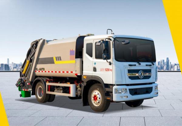 Buy cheap Dongfeng 13-Square Compressed Garbage Dump Truck Rear Drive Diesel 4 × 2 Manual Transmission from wholesalers