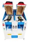 Double Head Pneumatic Shoe Sole Pressing Machine Cover Type Sole Attaching
