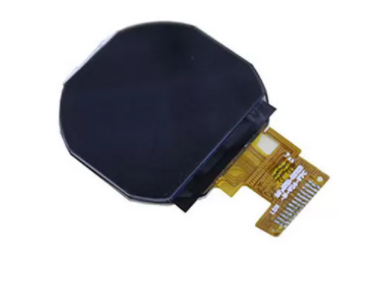 Close-up view of TFT LCD screen