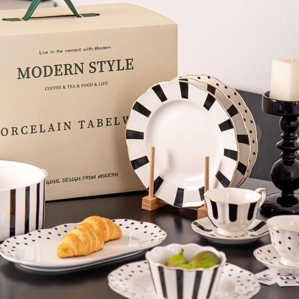 Buy cheap English Royal Bone Dinnerware Sets For 6 People Luxury And Sustainable European Style from wholesalers