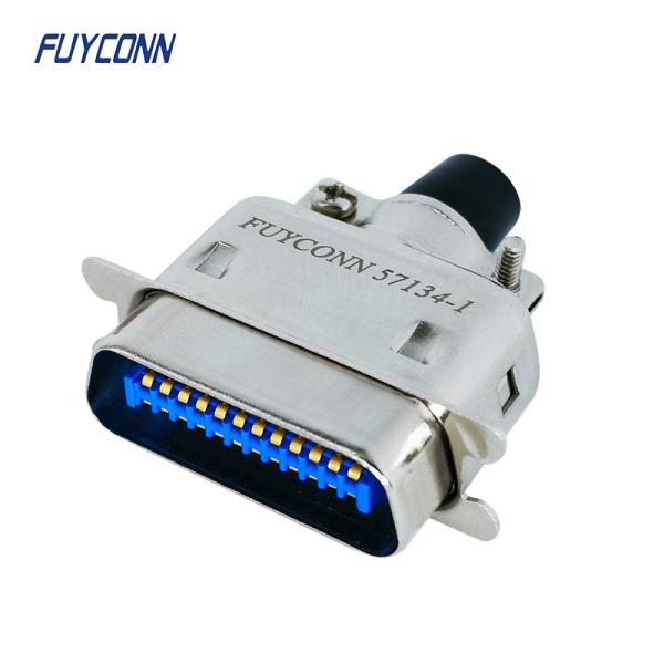 Buy cheap DDK 57-30240 Connector Male Centronics 24 Pin Ribbon Connector With Metal Hood from wholesalers
