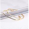 Buy cheap The Night & Day 18K Gold Diamond Bangle 0.23ct Extension Chain Contrast Color Series from wholesalers