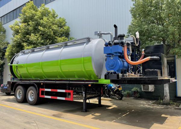 Buy cheap 2 Axle 26000L Q235-A Vacuum Sewage Suction Truck from wholesalers