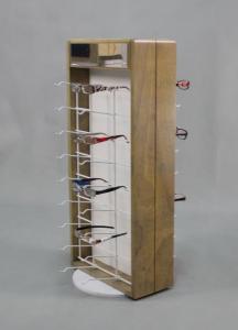 Wholesale 36 Pairs Countertop Sunglass Display Fixtures Eyeglass Rack Stand Portable from china suppliers
