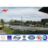Buy cheap 3mm Thickness 40ft 500KG Gr65 Electrical Power Pole , Electrical Transmission Poles from wholesalers