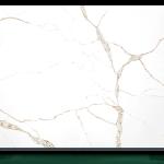Calcatta Color Artificial Quartz Stone Slabs 3200x1600mm For Kitchen Countertops