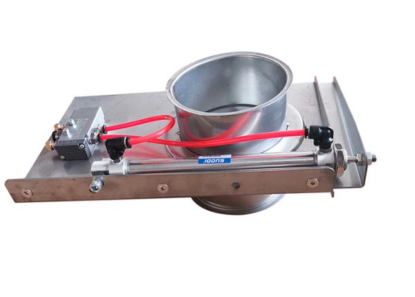 Buy cheap 125mm Dust Collection Gates Stainless Steel 304 Pneumatic from wholesalers