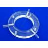 Buy cheap Large Diameter Transparent Quartz Tube Flange For Chemical Pipe from wholesalers