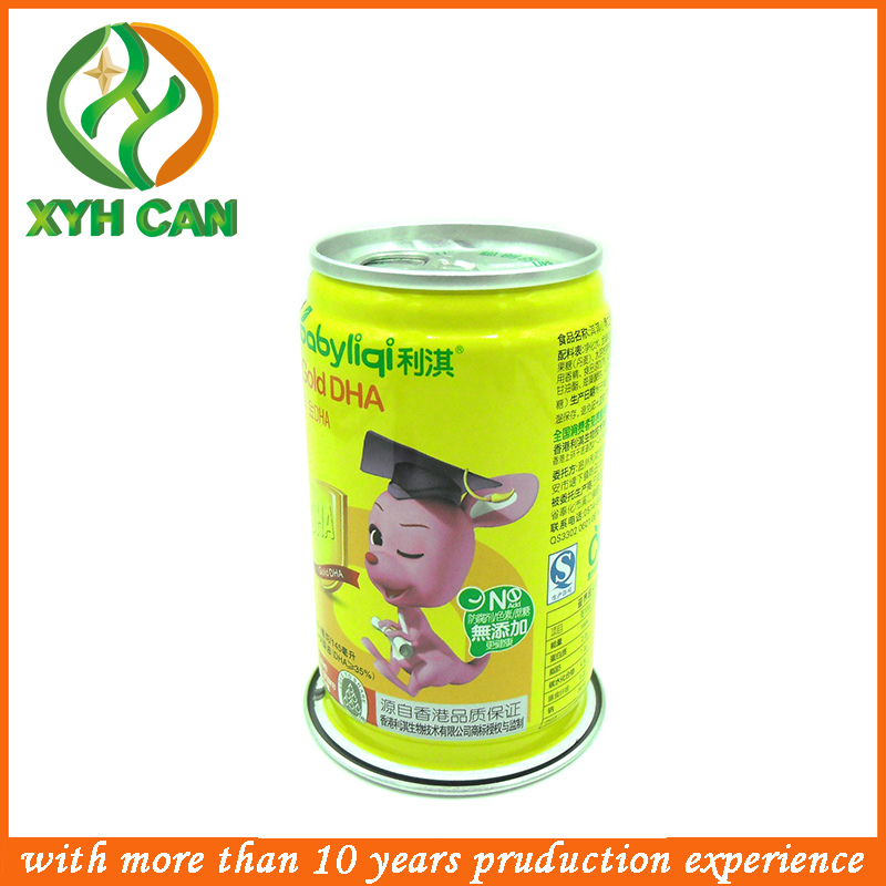 Beverage Tin CanRound Tin Containers For Food Packaging Embossing Printing