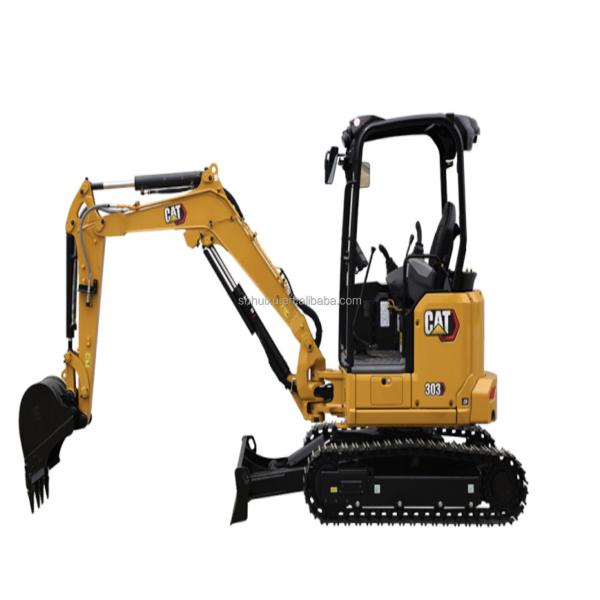 Mini digger CAT 303 hydraulic earthmoving machinery for sale1TON 2TON 3TON.used