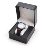Handmade PU Leather Watch Jewelry Storage Box with Custom Logo and Lined